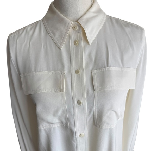 Diane Von Furstenberg Emanuelle Silk Top Blouse - Picture 7 of 11